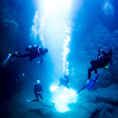 洞窟地形ポイント